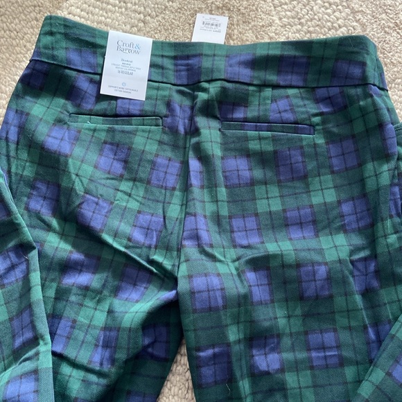 Croft & Barrow plaid stretchy pants! NWT - Picture 2 of 6